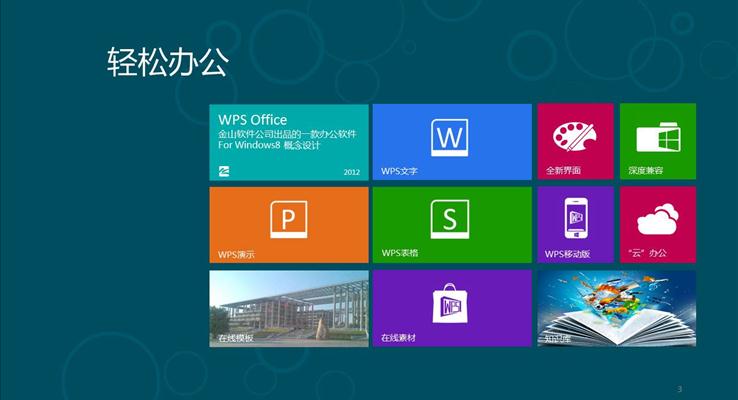 Windows X概念設計動畫PPT模板