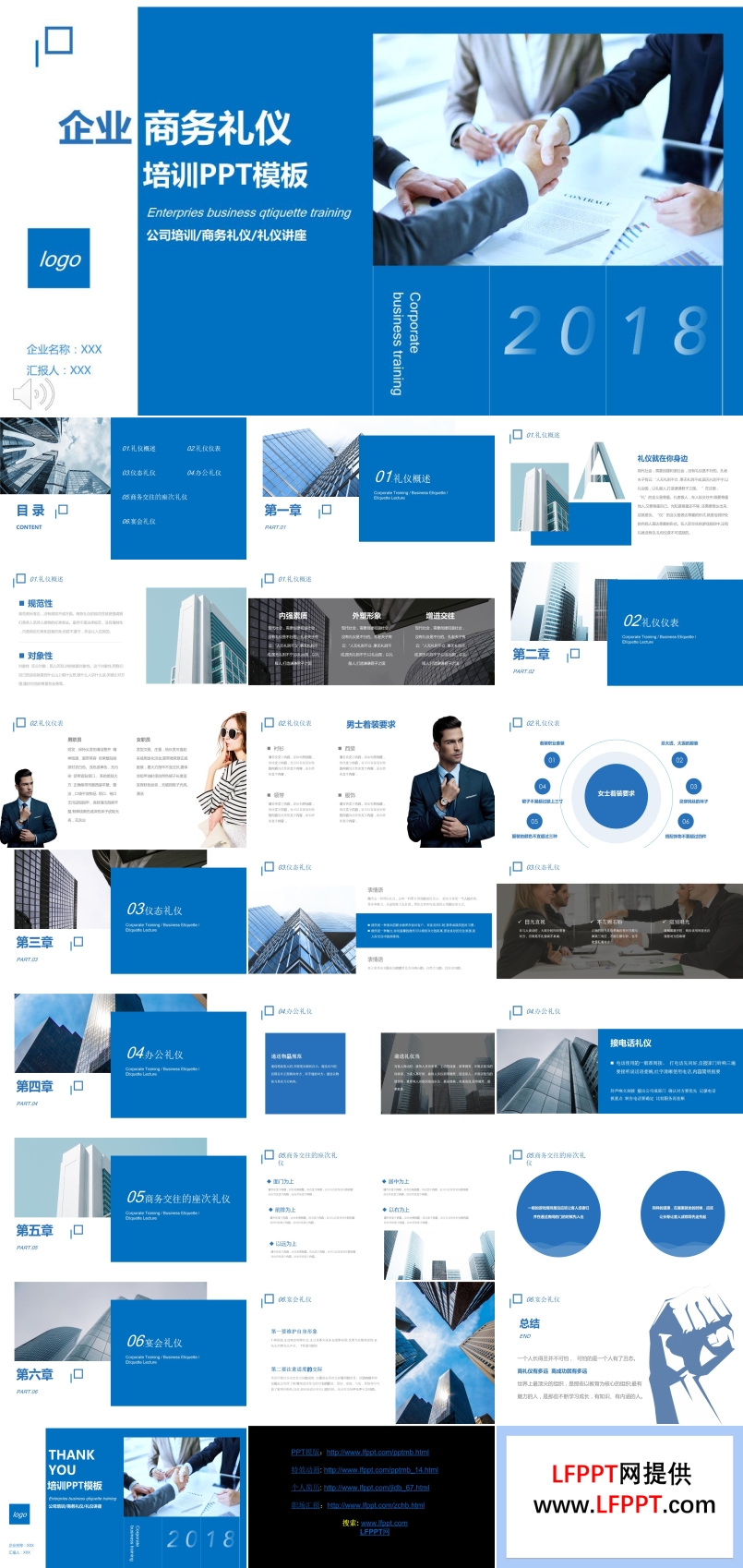 企業(yè)商務禮儀培訓PPT模板