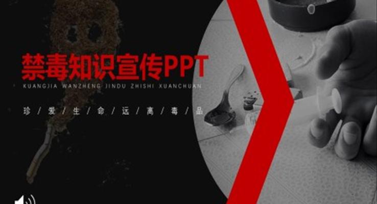 禁毒知識宣傳推廣PPT