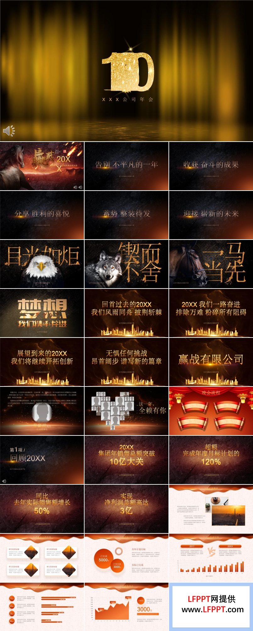 企業(yè)年會(huì)頒獎(jiǎng)晚會(huì)PPT模板