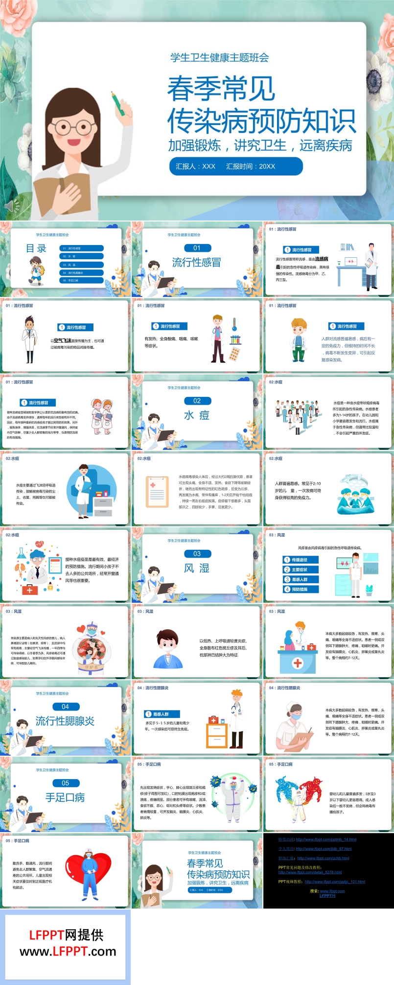 春季常見傳染病預(yù)防知識(shí)PPT課件