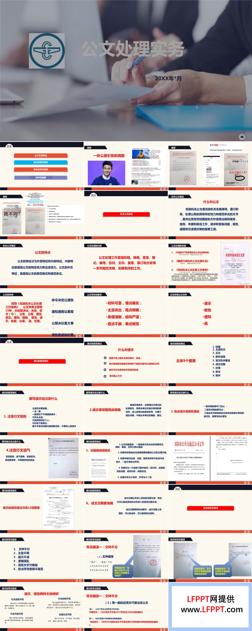 寫公文的技巧和方法PPT課件