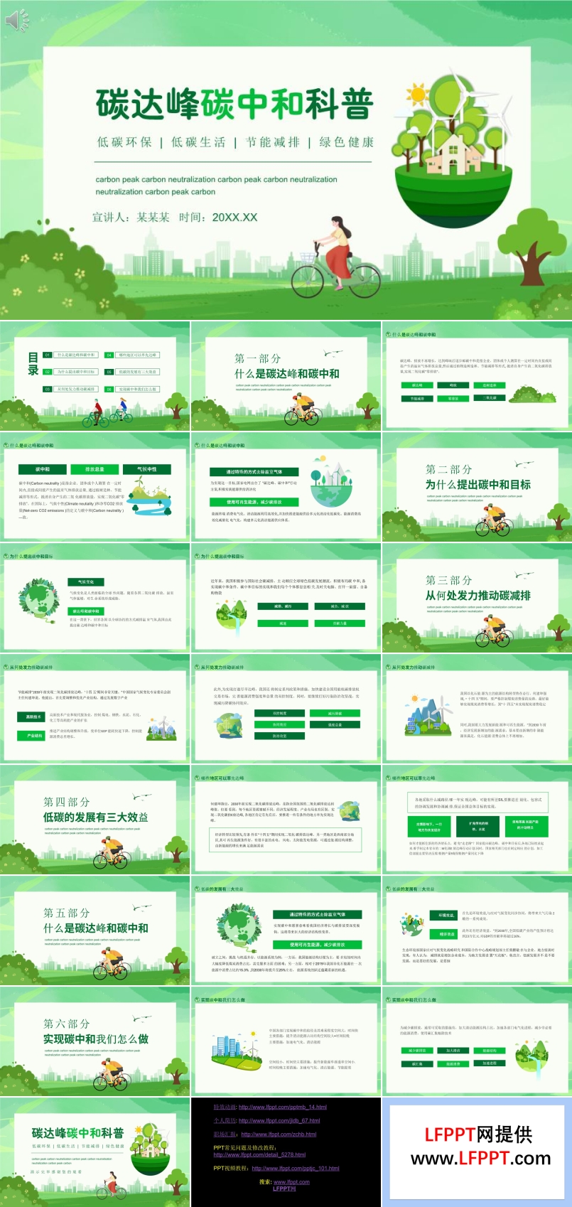 科普碳達(dá)峰碳中炭和知識PPT課件