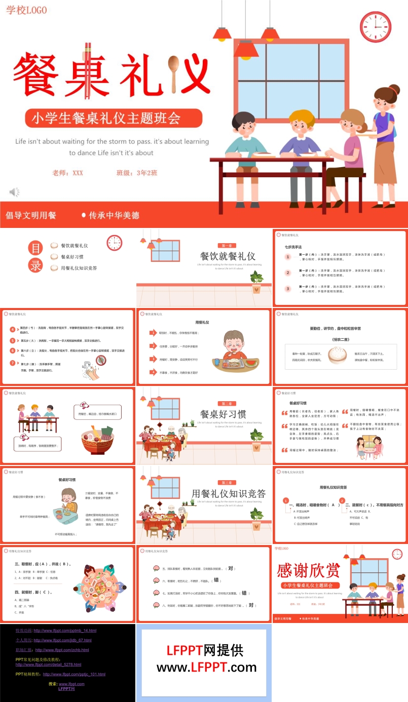 餐桌禮儀主題班會(huì)PPT