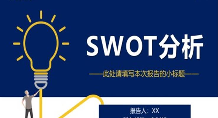 swot分析ppt模板