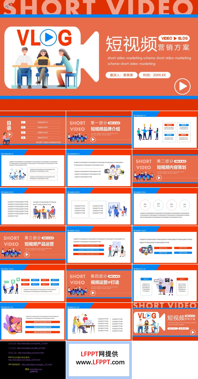 短視頻營銷方案ppt