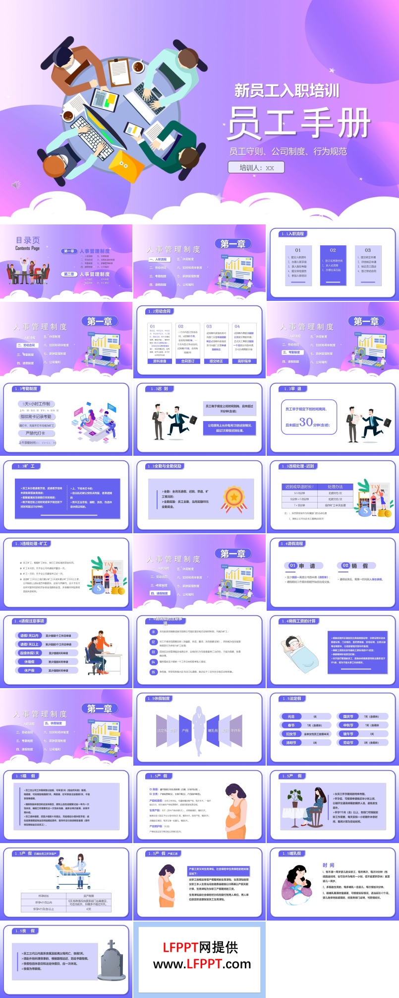 新員工入職培訓員工手冊PPT