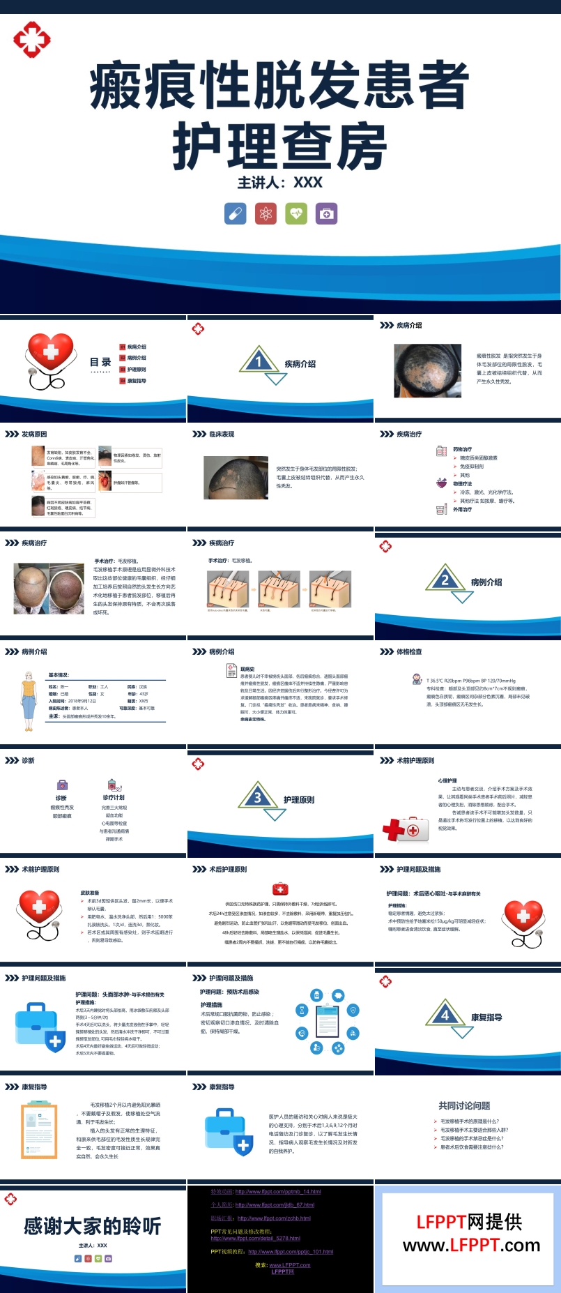 瘢痕性脫發(fā)患者護(hù)理查房PPT