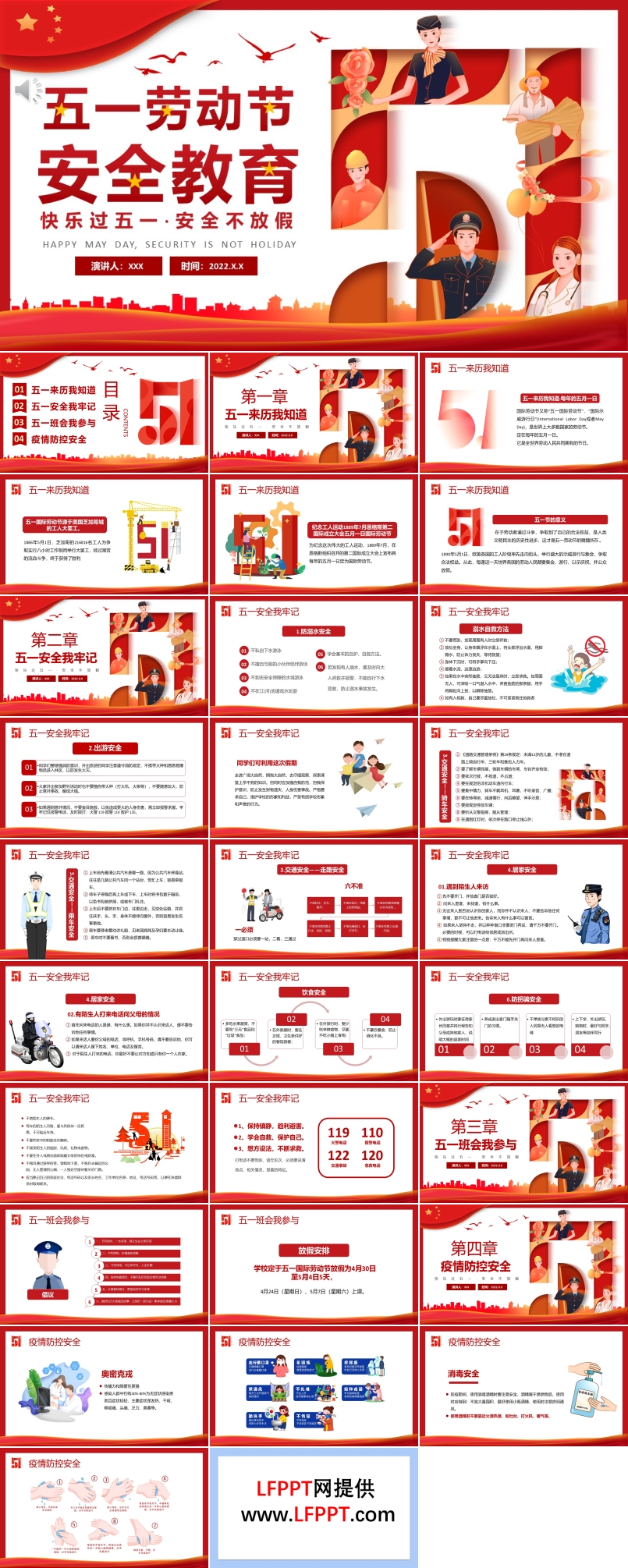 五一勞動(dòng)節(jié)安全教育PPT
