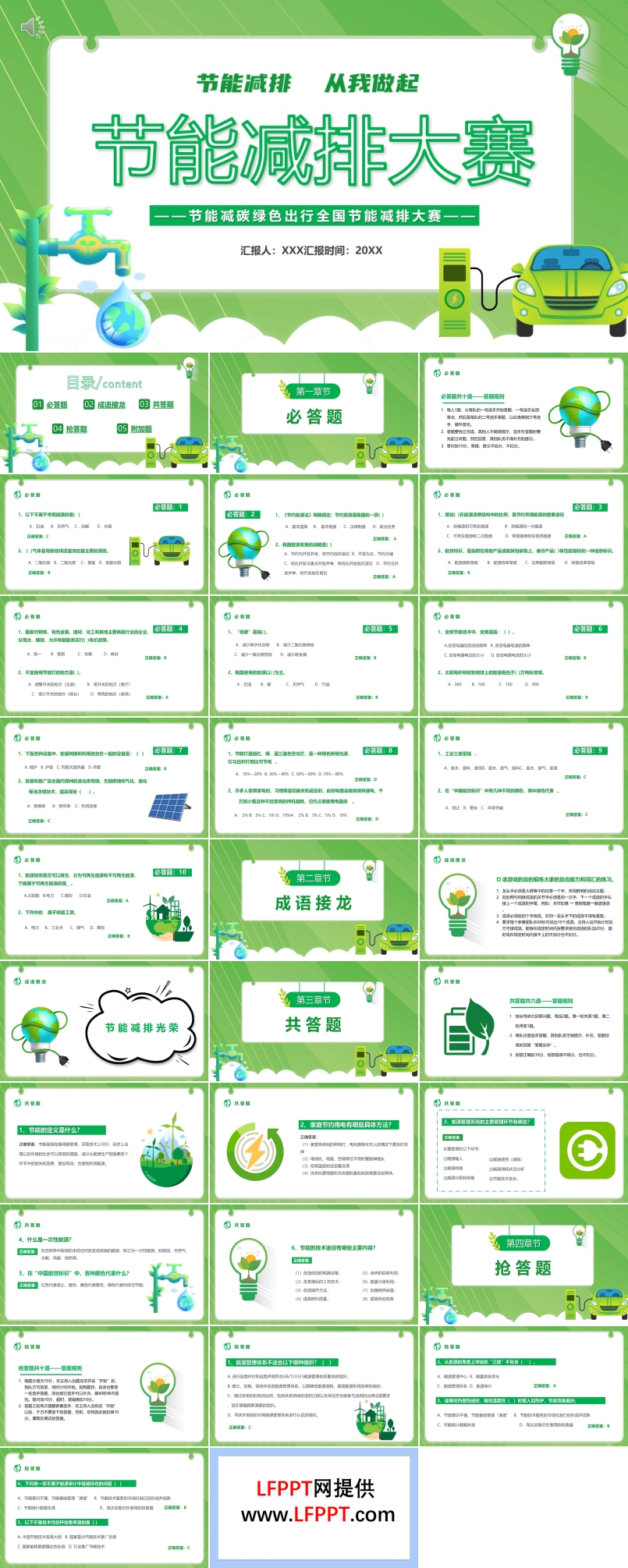 節(jié)能減排大賽PPT動(dòng)態(tài)模板