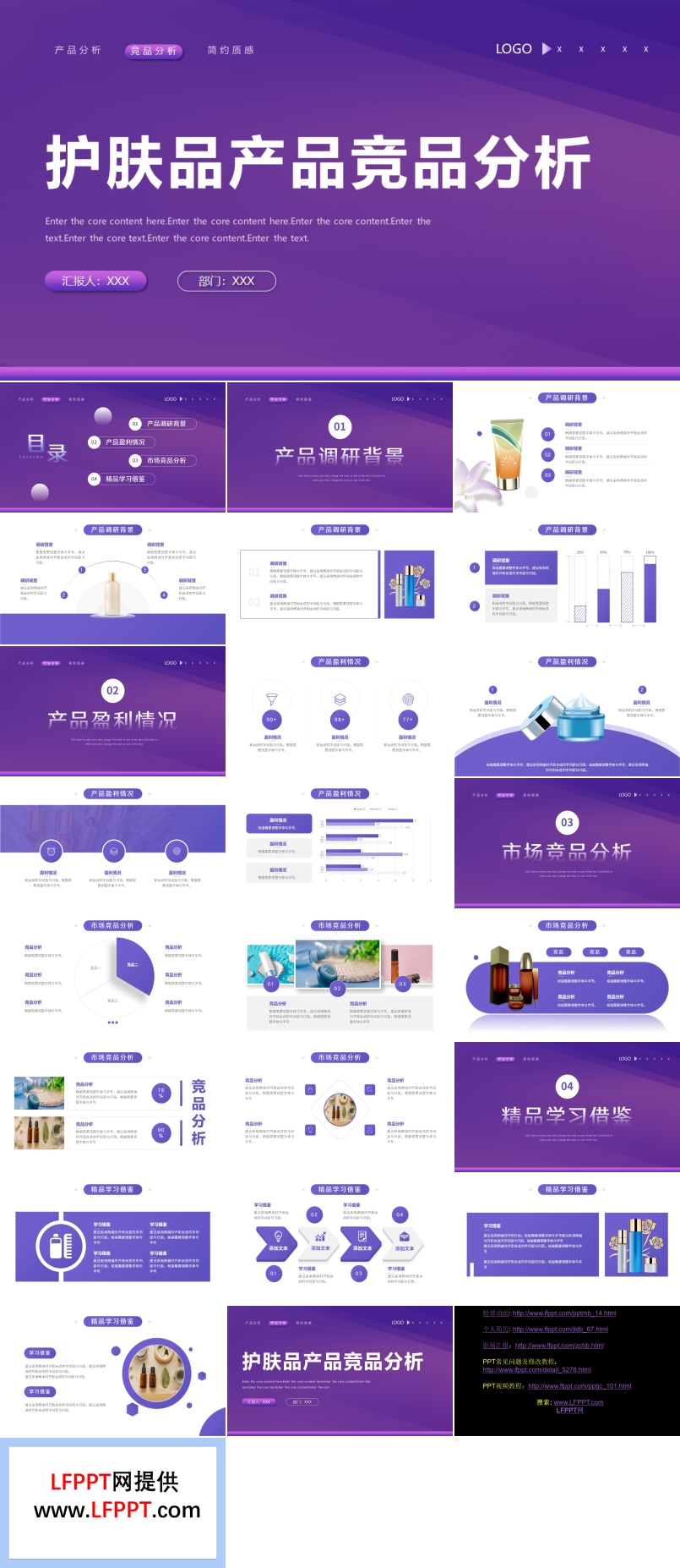 護(hù)膚品競(jìng)品分析總結(jié)匯報(bào)PPT
