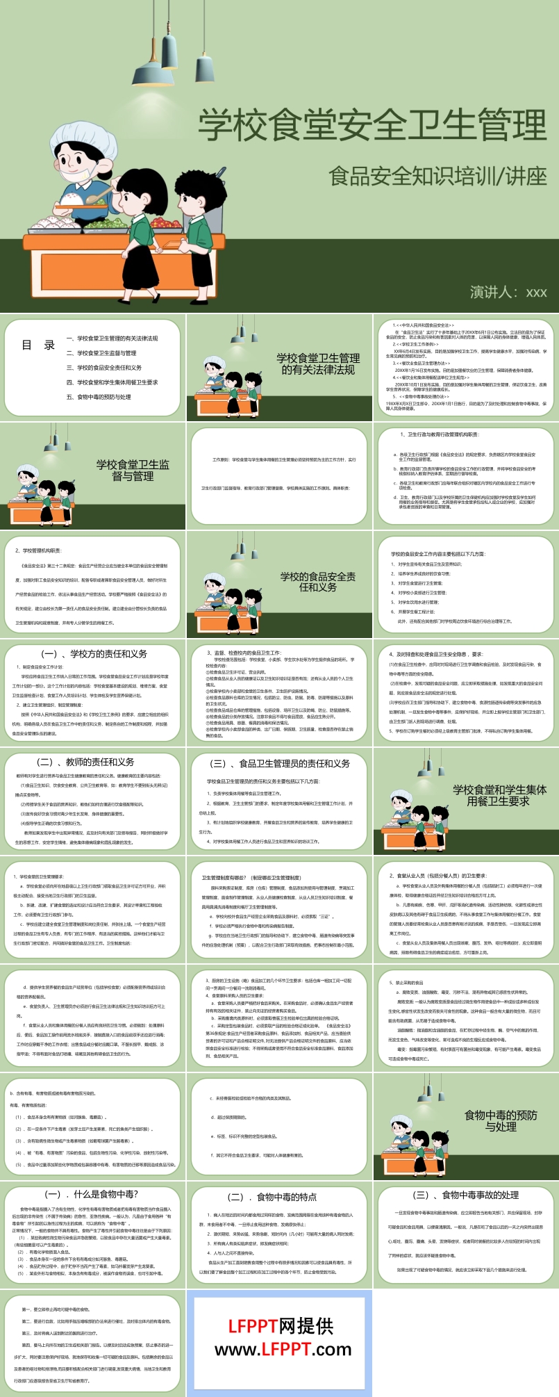 學(xué)習(xí)學(xué)校食堂安全衛(wèi)生管理規(guī)定PPT課件