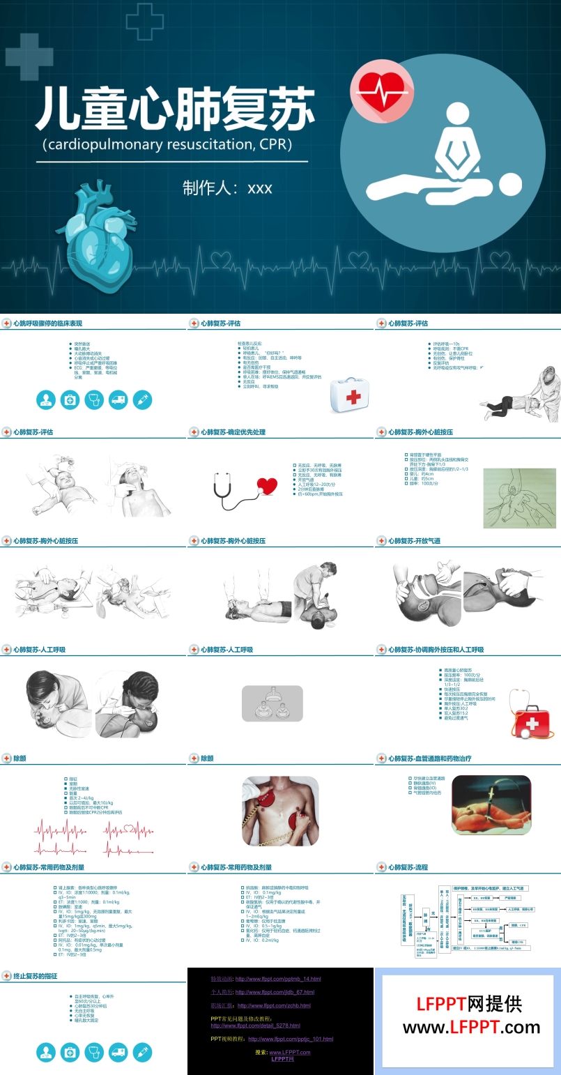 兒童心肺復(fù)蘇護(hù)理查房PPT