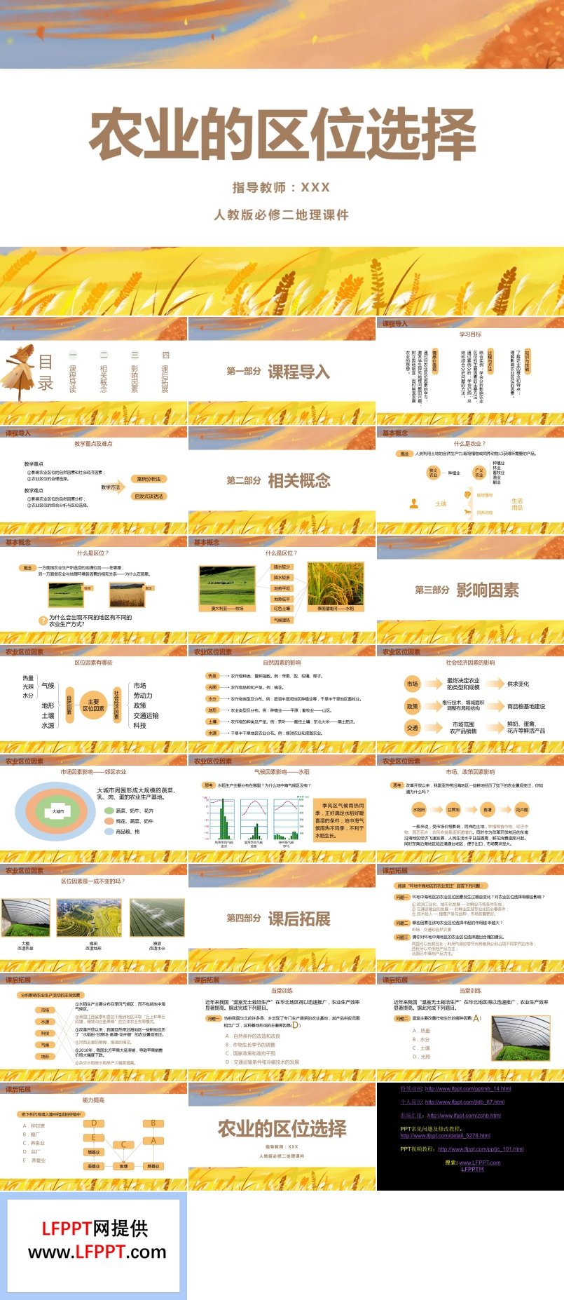 農(nóng)業(yè)的區(qū)位選擇PPT課件