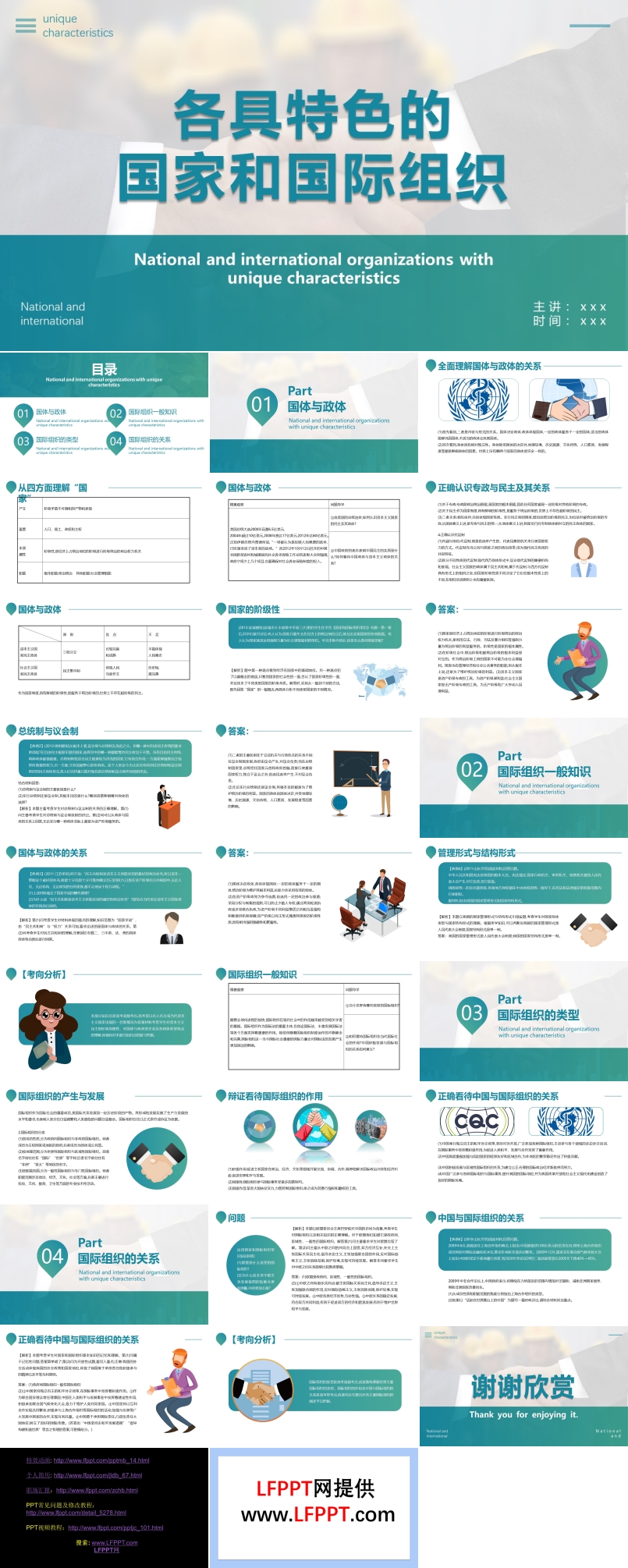 各具特色的國(guó)家和國(guó)際組織歷史課件PPT