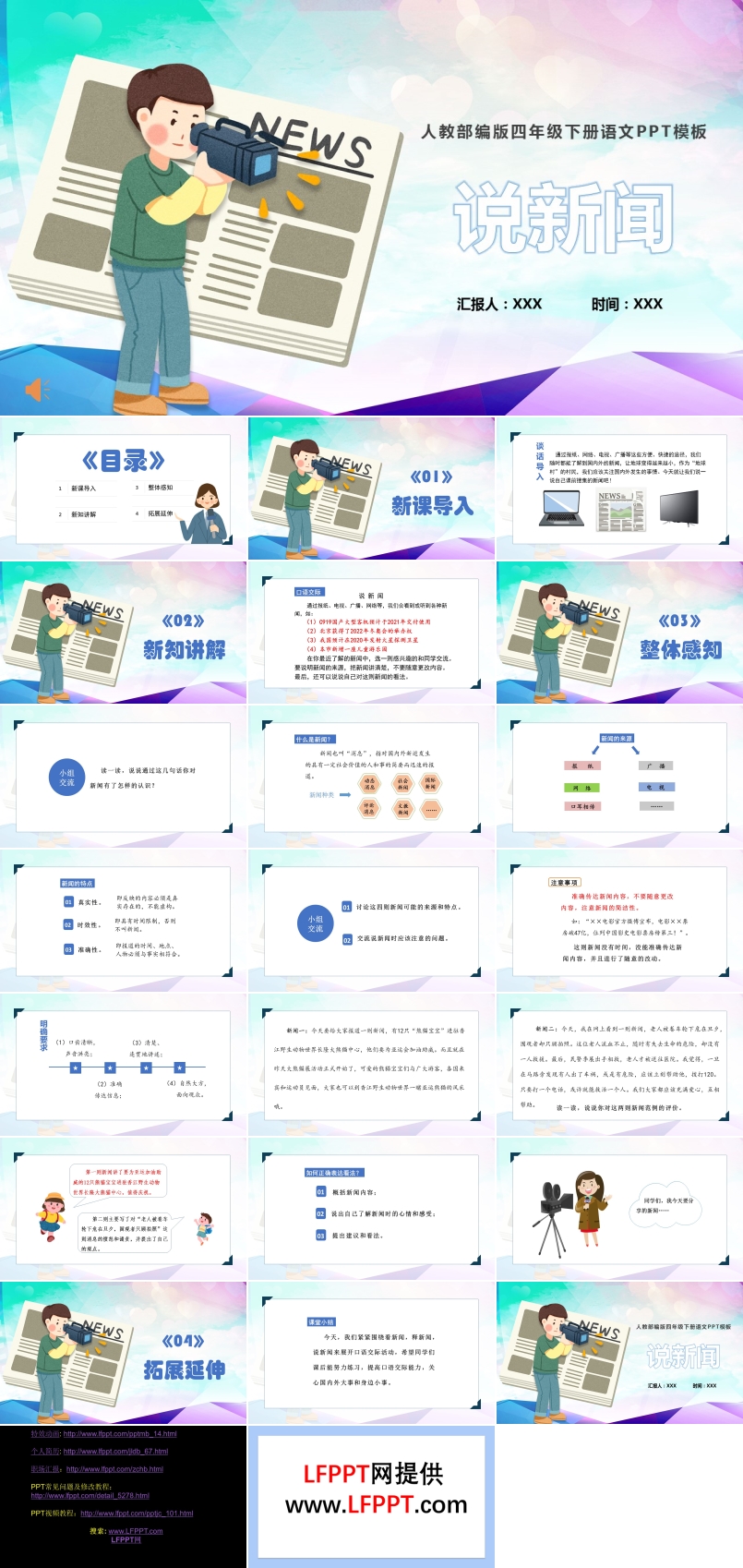 口語交際說新聞PPT課件