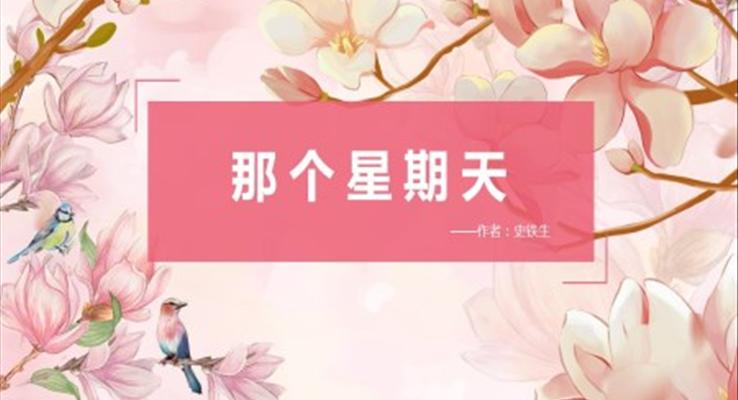 初中語(yǔ)文人教版六年級(jí)《那個(gè)星期天》PPT課件