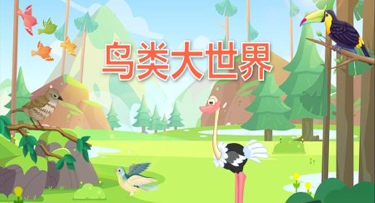 幼兒園教學課件科學教育《鳥類動物》PPT課件